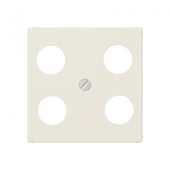 Jung AS500 SAT-Adeckung 4loch Weiß A561-4SAT1