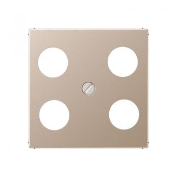 Jung A500 SAT-Adeckung 4loch Champagner A561-4SAT1CH