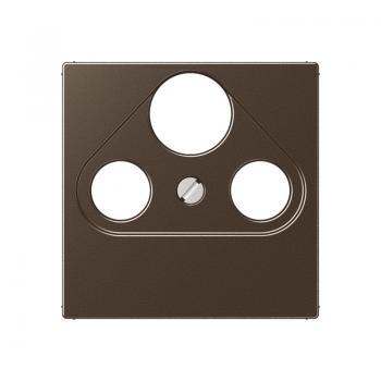 Jung A500 SAT-Adeckung 3loch Mokka A561PLSATMO