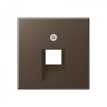 Jung A500 UAE/ISDN Abdeckung 1fach Mokka A569-1PLUAMO