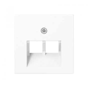 Jung A500 / AS500 UAE/ISDN Abdeckung 2fach Alpinweiß A569-2BFPLUAWW