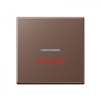 Jung A500 Wippe Heizung Notschalter Mokka A590HMO