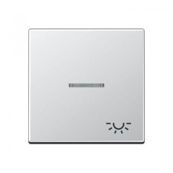 Jung A500 Kontroll Wippe mit Symbol Licht Aluminium A590KO5LAL