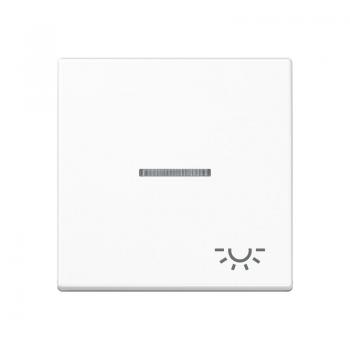 Jung AS500 Kontroll Wippe mit Symbol Licht Alpinweiß A590KO5LWW