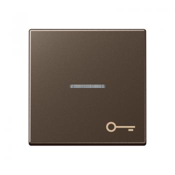 Jung A500 Kontroll Wippe mit Symbol Tuer Mokka A590KO5TMO