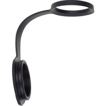 Merten Ersatz Klappdeckel für Vollgummi-SCHUKO-Kupplung, schwarz 173097