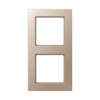 Jung A500 creation Rahmen 2fach Champagner AC582CH