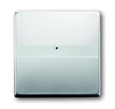 B+J pur edelstahl, Wippe mit Beschriftungsfeld und Lichtleiter 1764 NLI-866