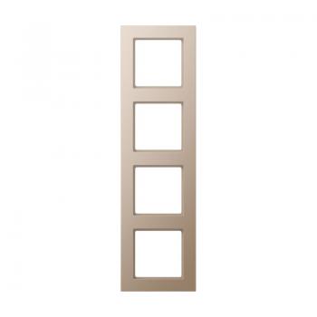 Jung A500 creation Rahmen 4fach Champagner AC584CH