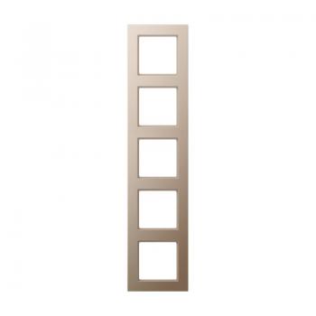 Jung A500 creation Rahmen 5fach Champagner AC585CH