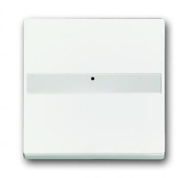 B+J future® linear, Kontroll Wippe mit Beschriftungsfeld, studioweiß matt 1764NLI-884