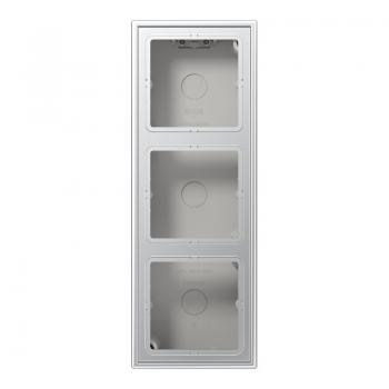 Jung LS990 Aufputz-Gehaeuse m. Rahmen 3fach Aufputzrahmen AL2583A-L