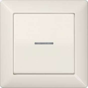 Jung AS500 Kontroll Wippe  mit Vollplatte Weiß AS590KO5