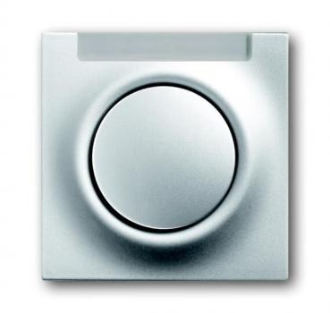 B+J impuls, Kappen, Abdeckung fŸr Aus-, Wechsel-, Kreuzschalter, Taster mit Beschriftungsfeld, alusilber 1781-783