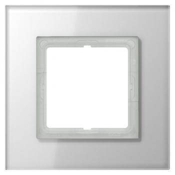 Jung LS plus Rahmen 1fach Glas Alpinweiß LSP981GLWW