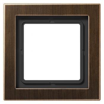 Jung LS990 Rahmen 1fach Messing Antik MED2981AT