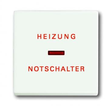 B+J future® linear, Wippe Heizung-Notschalter, studioweiß matt 1789H-884