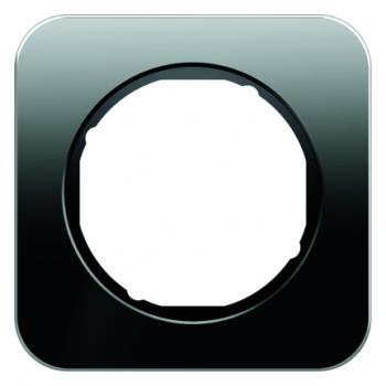 Berker R.1 Rahmen 1-Fach Glas, schwarz 10112116