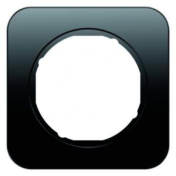 Berker R.1 Rahmen 1-Fach schwarz, gl_nzend 10112145