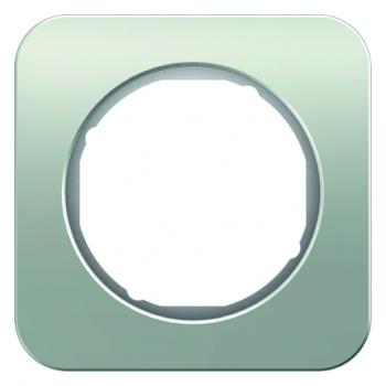 Berker R.1 Rahmen 1-Fach Alu/polarwei§ 10112174