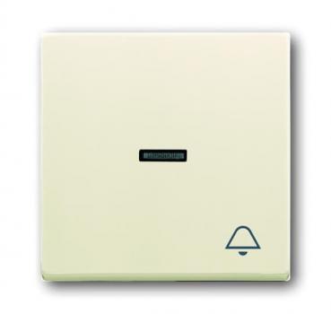 B+J future® linear, Wippe mit Symbol "Klingel", elfenbeinweiß 1789KI-82