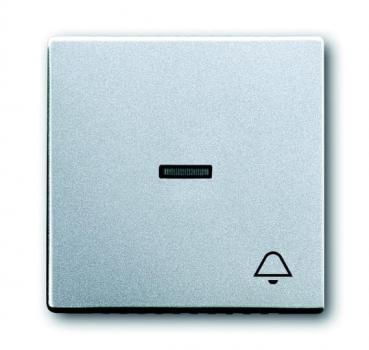 B+J future® linear, Wippe mit Symbol "Klingel", alusilber 1789KI-83