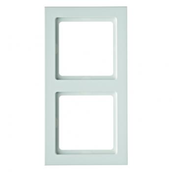 Berker Q.3 Rahmen 2-Fach polarweiß, samt 10126099