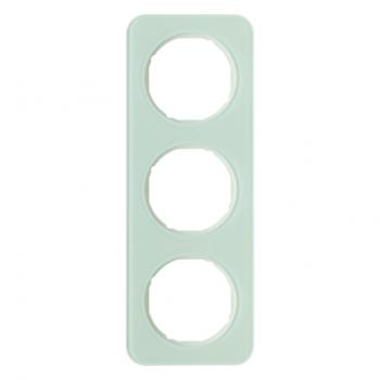 Berker R.1 Rahmen 3-Fach Glas, polarwei§ 10132109