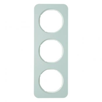 Berker R.1 Rahmen 3-Fach Alu/polarwei§ 10132174