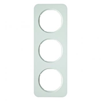 Berker R.1 Rahmen 3-Fach polarwei§, gl_nzend 10132189