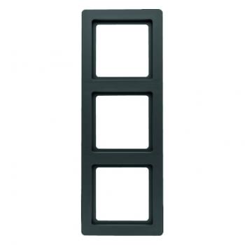 Berker Q.1 Rahmen 3-Fach anthrazit, samt 10136086