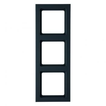 Berker Q.3 Rahmen 3-Fach anthrazit, samt 10136096