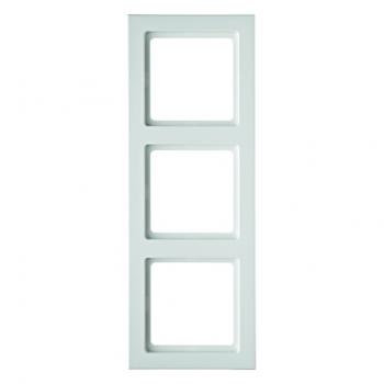 Berker Q.3 Rahmen 3-Fach polarweiß, samt 10136099