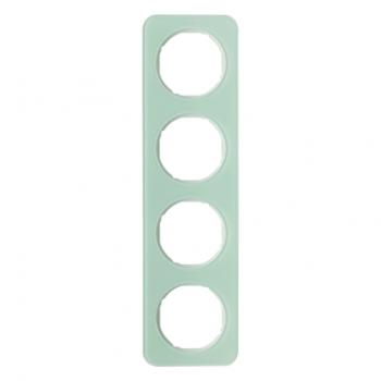Berker R.1 Rahmen 4-Fach Glas, polarwei§ 10142109