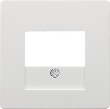 Berker Q.1/Q.3 TAE Abdeckung polarweiß, samt 10336089