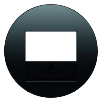 Berker R.1/R.3/R.classic TAE Abdeckung schwarz, glänzend 10382045