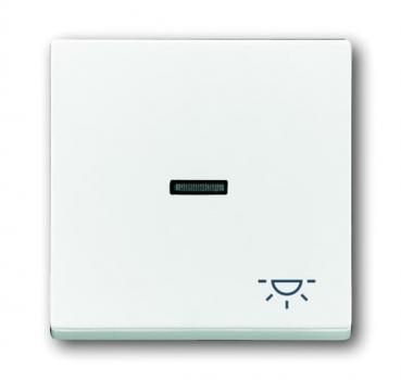 B+J future linear, Wippe mit Symbol "Licht", studioweiß 1789LI-84