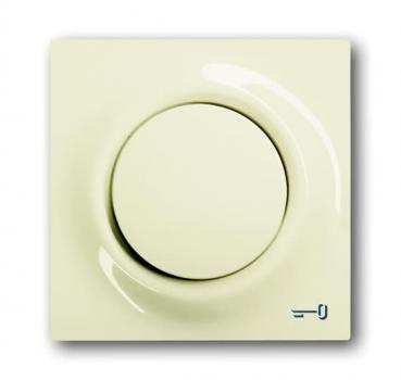 B+J impuls, Kappen, Abdeckung fŸr Taster mit Symbol ""SchlŸssel"", elfenbein/wei§ 1789 TR-72""
