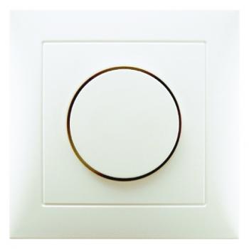 Berker S.1 Vollplatte Drehdimmer Abdeckung wei§, gl_nzend 11308982