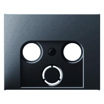 Berker K.1 Sat Abdeckung 3loch anthrazit, matt 12017016