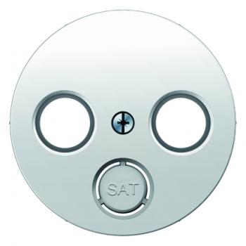 Berker R.1/R.3/R.classic Sat Abdeckung 3loch polarweiß, glänzend 12032089