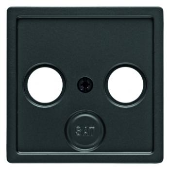 Berker Q.1/Q.3 Sat Abdeckung 3loch anthrazit, samt 12036086