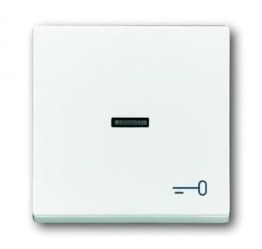 B+J future linear, Wippe mit Symbol "Schlüssel", studioweiß 1789TR-84