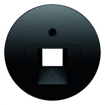 Berker R.1/R.3/R.classic UAE Abdeckung 1Fach schwarz, glänzend 14072045