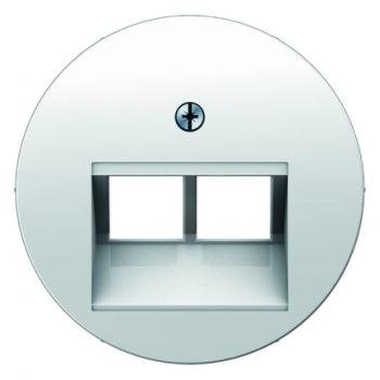 Berker R.1/R.3/R.classic UAE Abdeckung 2Fach polarweiß, glänzend 14092089