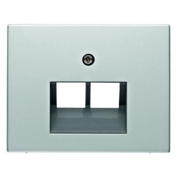 Berker K.5 UAE Abdeckung 2fach Alu 14097003