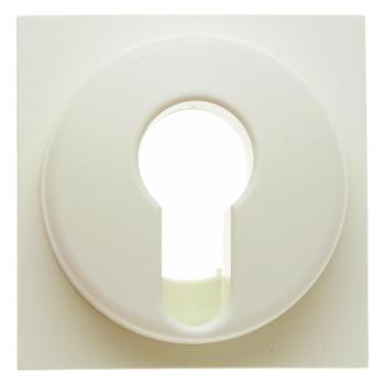 Berker S.1 Abdeckung SchlŸsselschalter wei§, gl_nzend 15078982