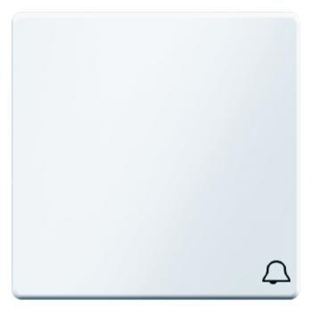 Berker Q.1/Q.3 Wippe+Symbol Klingel polarweiß, samt 16206059