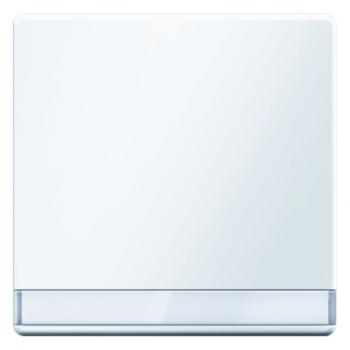 Berker Q.1/Q.3 Wippe mit Beschriftungsfeld polarweiß, samt 16266089