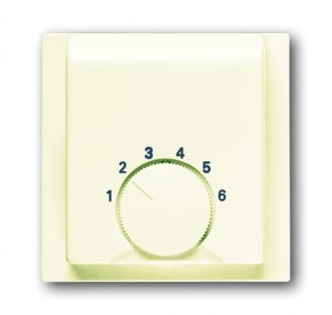 B+J impuls, Abdeckung fŸr Temperaturregler 1094 U, 1097 U, elfenbein/wei§ 1794-72